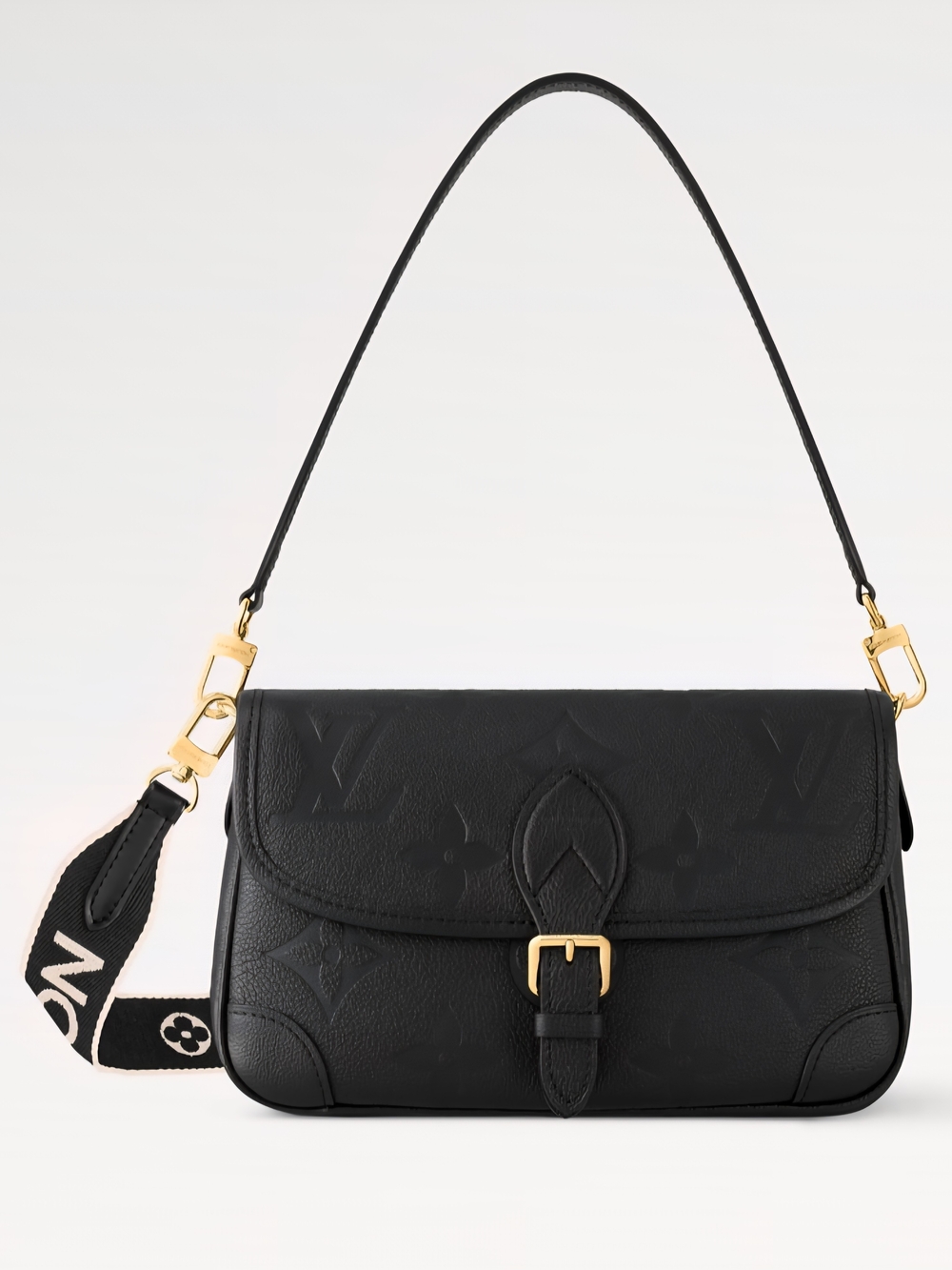 Black Monogram Shoulder Bag